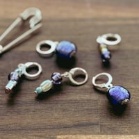 Image 1 of Lavendar Twilight Stitch Markers