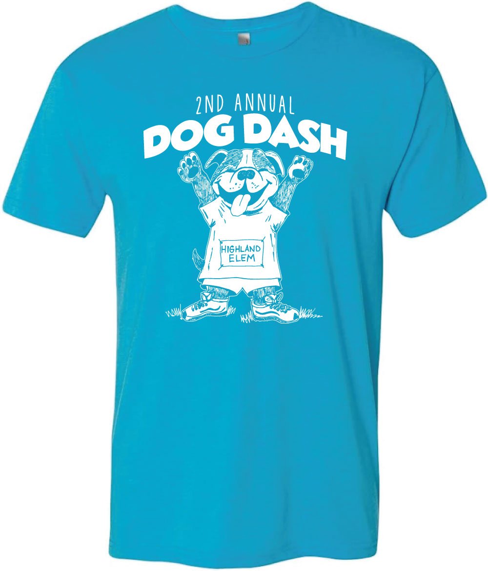 Image of Adult Highland Elem Dog Dash Tee PRE ORDER