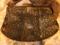 Image 3 of 1930’s Antique Genuine Monitor Lizard-Skin Clutch