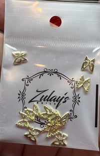 Gold Butterfly Charms (10pc)