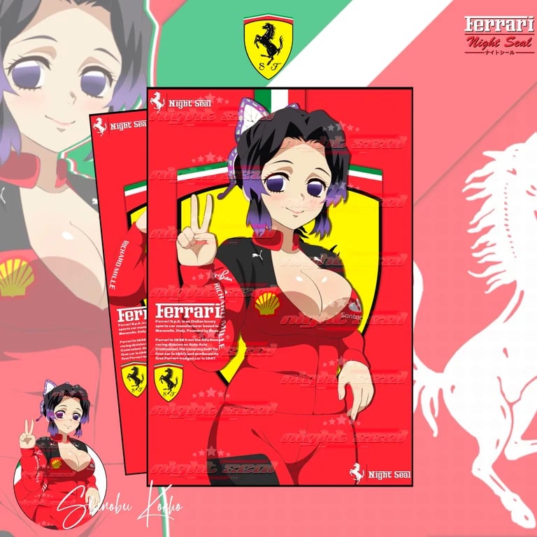 Image of Waifus x Ferrari V.2