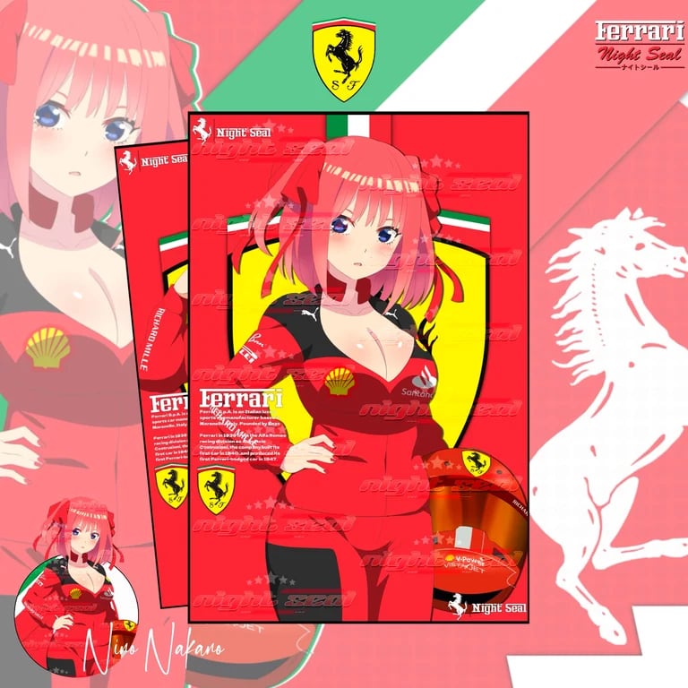Image of Waifus x Ferrari V.2