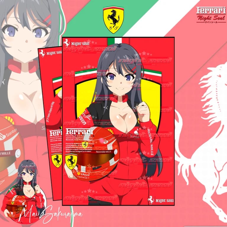 Image of Waifus x Ferrari V.2