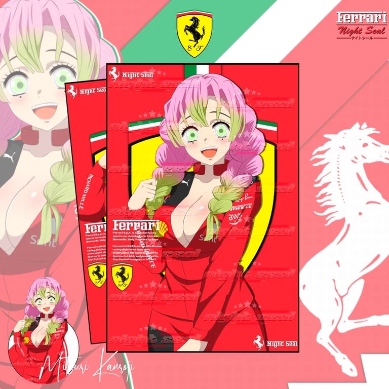 Image of Waifus x Ferrari V.2