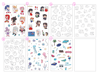 Clear Sticker Sheets (glossy)