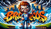 Image 1 of CHUCKY BRONCOS [MULTIPLE DESIGNS]