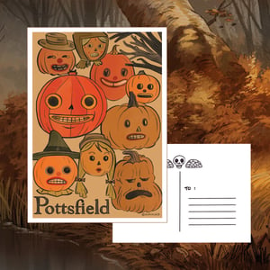 Pottsfield 5x7 Postcard - Over the Garden Wall Print