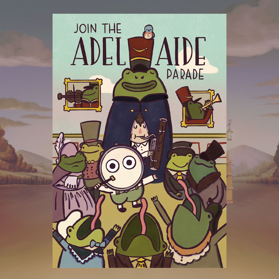 Adelaide Parade 13x19 Print - Over the Garden Wall Art