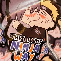 Naruto - This is My Ninja Way 3 Inch Sticker | Die Cut Waterproof Vinyl Sticker