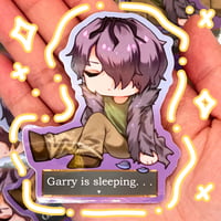 IB - Garry is Sleeping 3 Inch Sticker | Die Cut Waterproof Vinyl