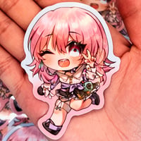 Image 2 of Honkai Star Rail -  March 7th Himeko | 3 Inch Sticker Die Cut Waterproof Vinyl Sticker