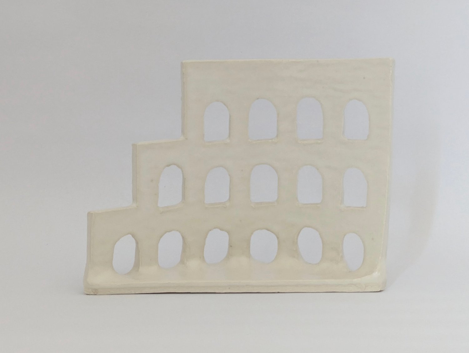 Image of colosseums in white