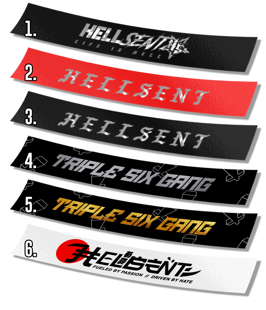 Image of Hellsent Windshield Banners
