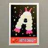 'A Is For Astronaut' Print