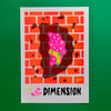 'D is for Dimension' Print