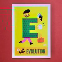 Image 1 of 'E is for Evolution' Print