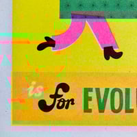 Image 3 of 'E is for Evolution' Print
