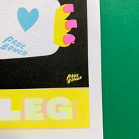 Image 3 of 'L is for Leg' Print