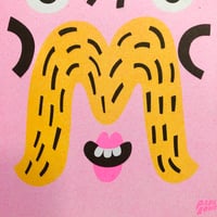 Image 2 of 'M is for Moustache' Print