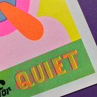 Image 3 of 'Q is for Quiet' Print
