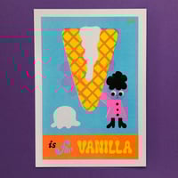 Image 1 of 'V is for Vanilla' Print