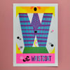 'W is for Waistcoat' Print