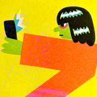 Image 2 of 'Z is for Zombie' Print