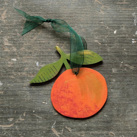 Image of Orange Ornament