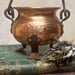 Image of Small Vintage Copper Cauldron