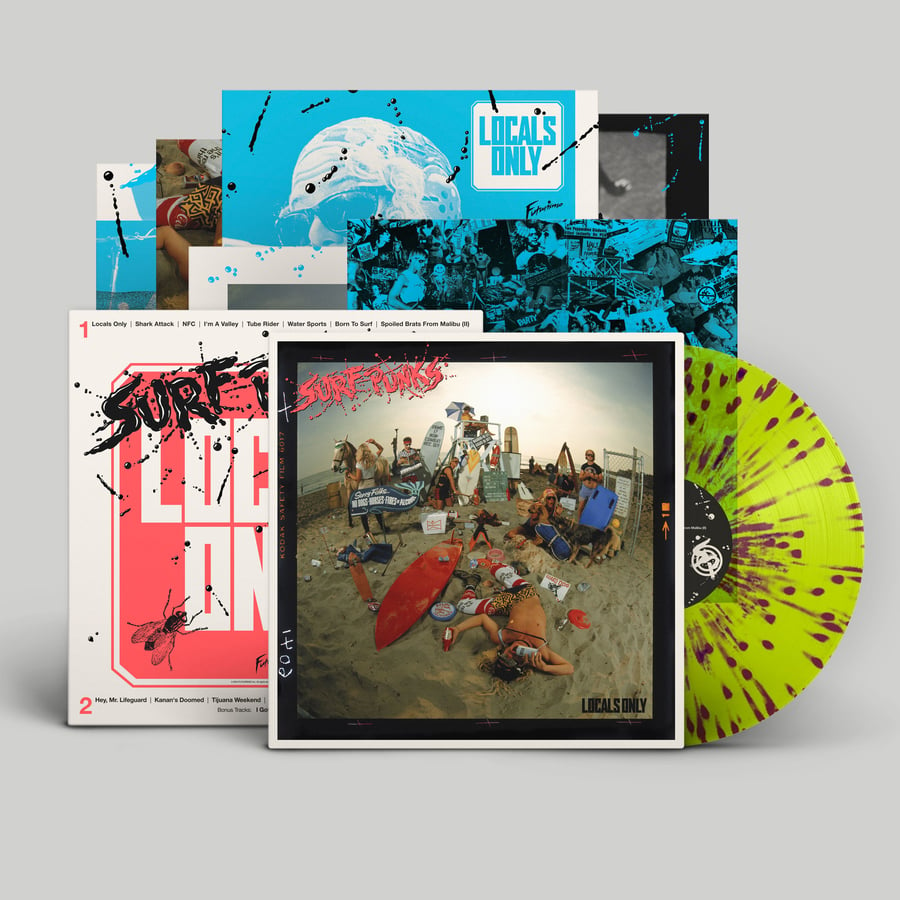 Image of <h4>SURF PUNKS</h4><h5> Locals Only LP</h5><h6>Beach Gunk Vinyl</h6>