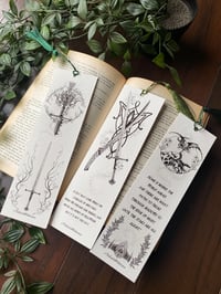 Image 2 of Set of three LOTR inspired bookmarks