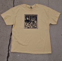 Image 1 of Circle Jerks "Angry Nun" yellow t-shirts