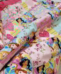 Image 6 of  Princess Patchwork Snuggle Blanket 