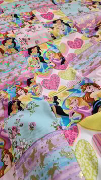 Image 9 of  Princess Patchwork Snuggle Blanket 