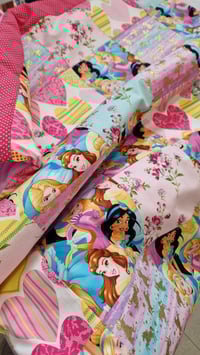Image 10 of  Princess Patchwork Snuggle Blanket 