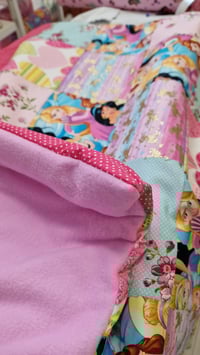 Image 11 of  Princess Patchwork Snuggle Blanket 