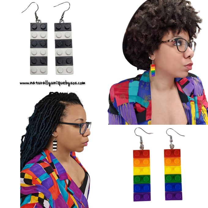 Image of Lego Earrings 