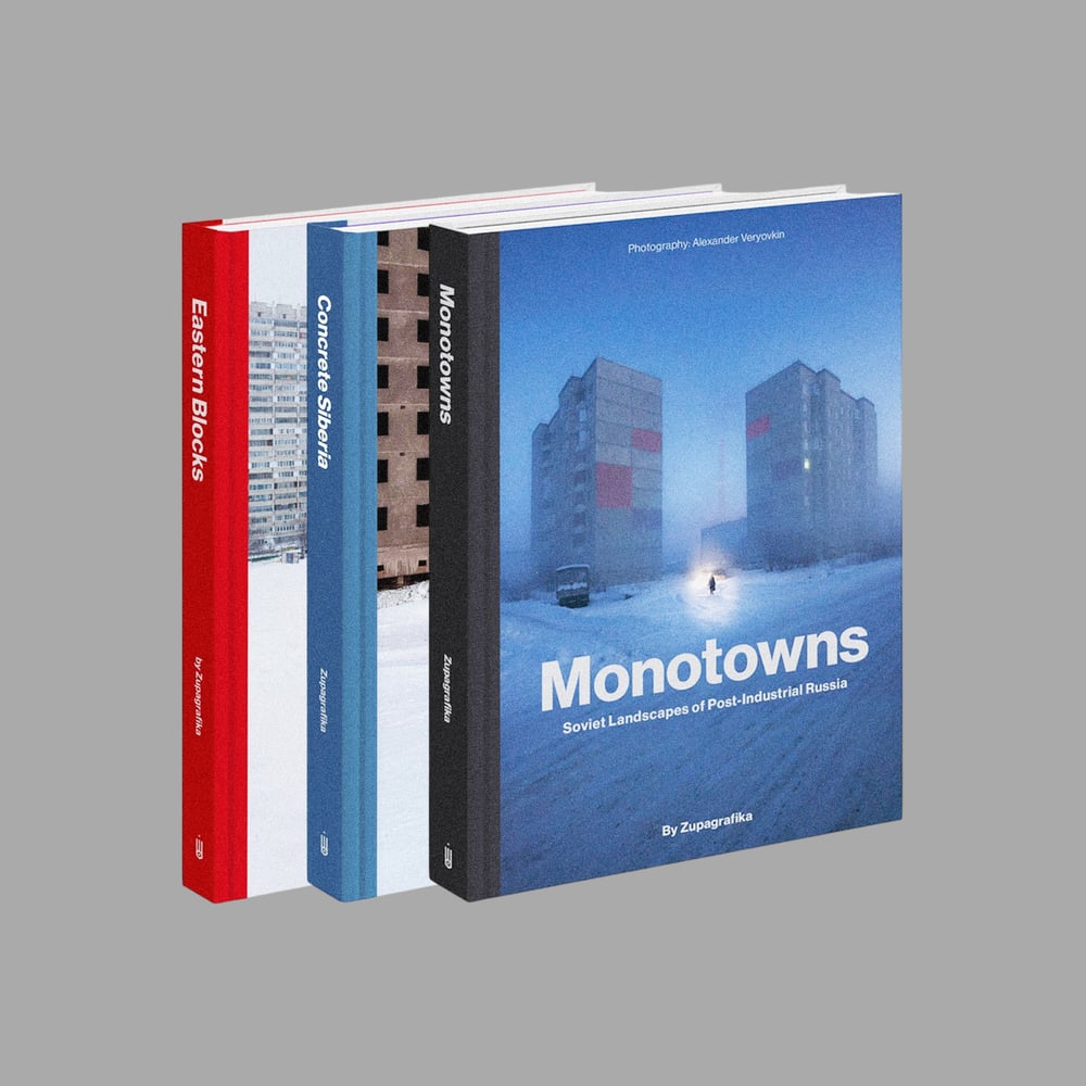 Image of [ZUPAGRAFIKA®] EASTERN BLOCKS + CONCRETE SIBERIA + MONOTOWNS (PACK)