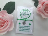 St Patrick's Day Wish Bracelet, Good Luck Gift, Good Luck Bracelet