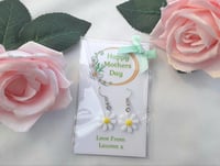 Mother's Day Earrings, Mothers Day Gift, Daisy Earrings