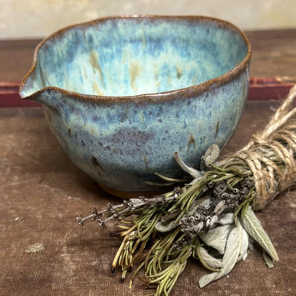 Image of Small Ceramic Ceremonial Pouring Bowl