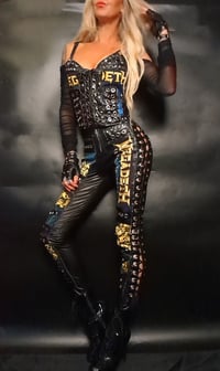 Image 19 of MADE TO ORDER CUSTOM METAL BAND LEGGINGS