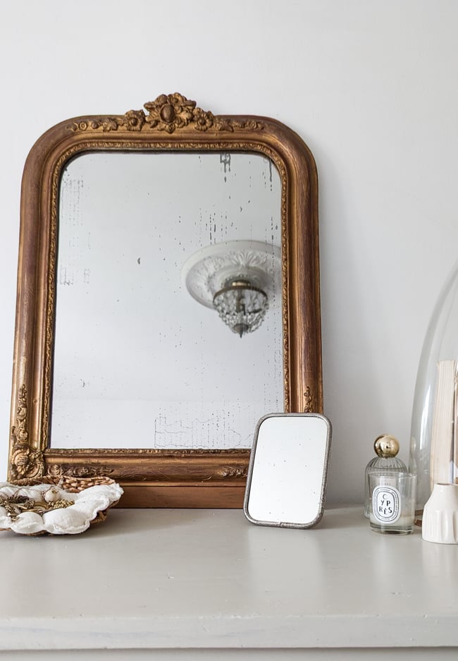 Miroir de barbier **