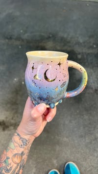 Image 1 of HEAD IN THE STARS MUG - HONEY LAVENDAR