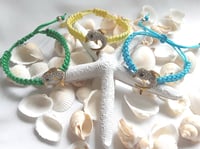 Image 1 of Dolphin Cord Bracelet, Dolphin Bracelet,Beach Wish Bracelet,Beach Friendship Bracelet,Dolphin Gift