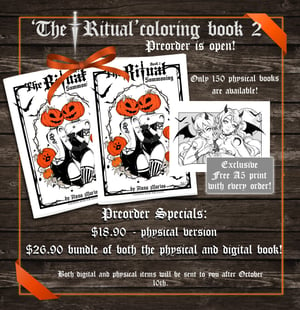 Image of The Ritual coloring book 2 PREORDER