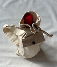 Image 3 of 1-Bottle Wine Bag (Undyed)