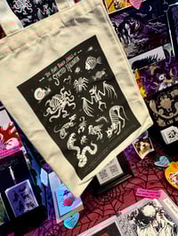 Image 4 of Glow-in-the-Dark Bone Animal Charms + Prints!