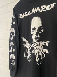 Image 2 of Discharge "Protect and survive" long sleeve