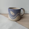 Light blue Crow Mug